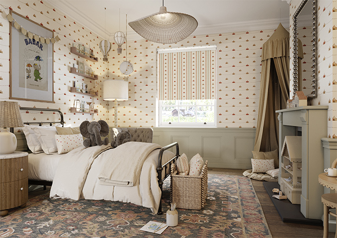 May Day, Tent Stripe Spice - Roller Blind - Image 7